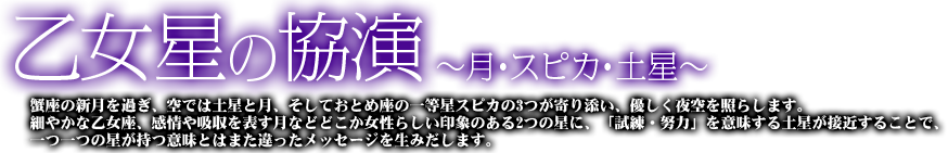 おとめ星の協演